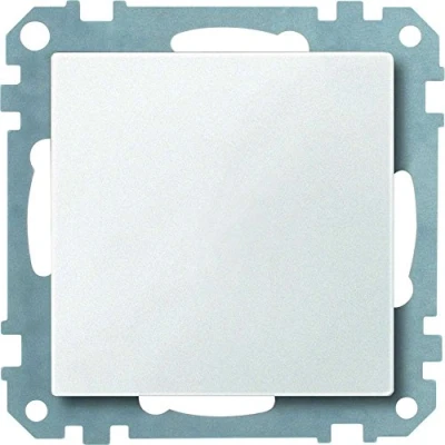 Abbildung von Schneider Electric Merten 391719 Blindabdeckung, polarweiß, System M Made in Germany