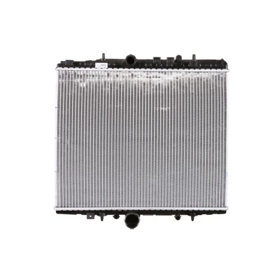 Abbildung von NRF EASY FIT 58315 Kühler, Motorkühlung Aluminium 563 464 27 mit Anbauteilen Kühlrippen gelötet