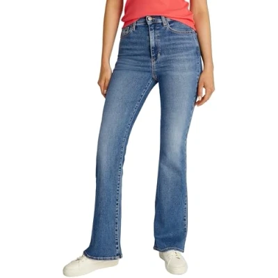 Abbildung von Tommy Jeans Sylvia HIGH Flared Jeans, Damen, Größe: 24x32, Denim medium