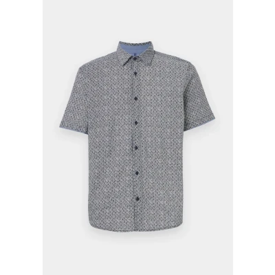 Abbildung von TOM Tailor Printed Shirt Hemd, Herren, Größe: Large, Royal blue