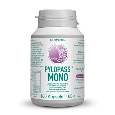 Abbildung von Pylopass Mono 200 mg bei Helicobacter pylori Kapsel (n)