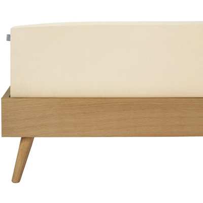 Abbildung von Schiesser Spannbettlaken »Elli aus 97% Baumwolle und 3% Elasthan« für hohe Matratzen Boxspringbetten, MADE IN GREEN by OEKO TEX®