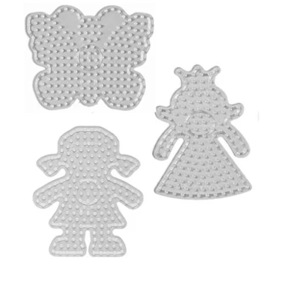 Abbildung von Happy Price Toys Hama MAXI Perlen Stiftplatte 8207 Mädchen, 8218 Schmetterling und 8223 Prinzessin