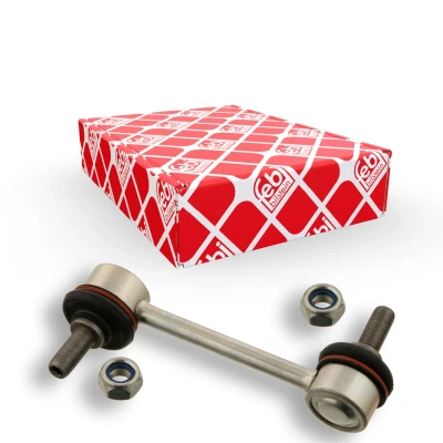 Abbildung von febi BILSTEIN 31715 Koppelstange Hinterachse links, rechts 111 M10 x 1,25 Plus mit selbstsichernder Mutter Stahl