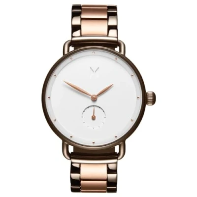 Abbildung von MVMT Analog Quarzuhr für Damen mit Roségoldfarbenes Edelstahlarmband D FR01 TIRGW