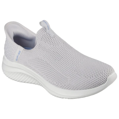 Abbildung von Skechers Ultra FLEX 3.0 Slipper, Damen, Größe: 36, Light grey Schuhe