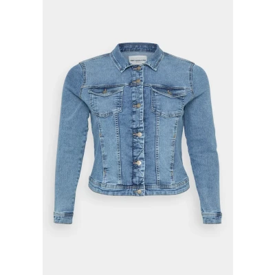 Abbildung von ONLY Carmakoma Carwespa Jacket Jeansjacke, Damen, Größe: 46, Light blue denim