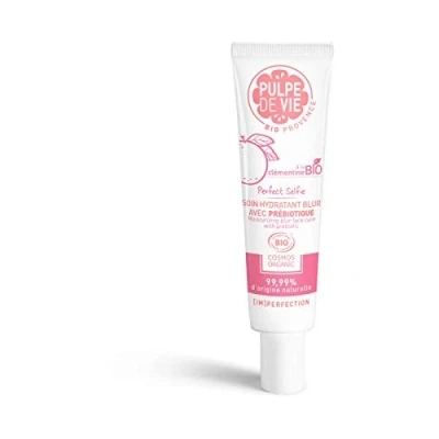 Abbildung von PULPE DE VIE &quot;Perfect Selfie&quot; 2 Stück Gesichtscreme, Bio zertifiziert, gegen Unreinheiten, 40 ml, 100% recycelbar, auf Fruchtbasis, Antigaspi Kosmetik, Upcycling