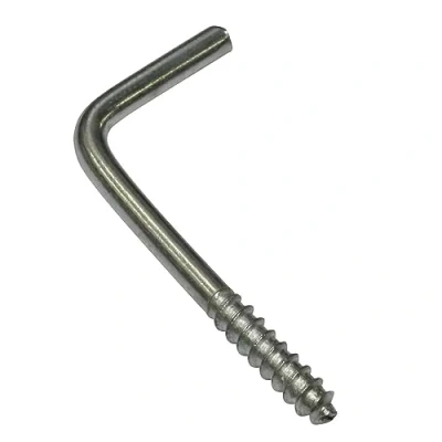 Abbildung von GARDINIA Schraubhaken für Vitragestangen und Scheibenstangen, 20 Stück, Länge: 2,5 cm, Metall, Verzinkt, Silber matt