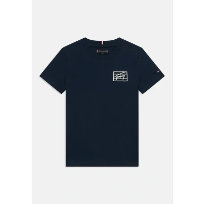 Abbildung von Tommy Hilfiger Varsity print TEE Tshirt für Kinder, Größe: 74, Dark night navy