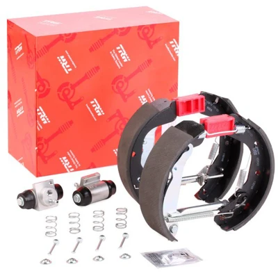 Abbildung von TRW GSK1624 Bremsensatz, Trommelbremse mit Radbremszylinder Superkit OPEL: Corsa C Hatchback, Vectra A CC, Astra F CC