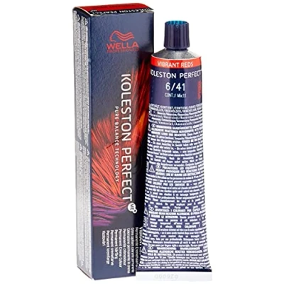 Abbildung von Wella Professionals Koleston Perfect Me+ Vibrant Reds 60 ml 6/41 Dunkelblond Rot Asch