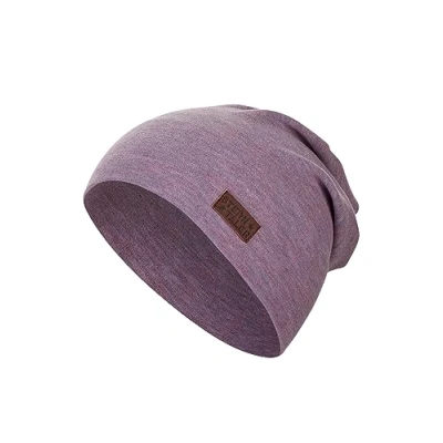 Abbildung von Sterntaler Baby Mädchen Mütze Beanie Melange, flieder, 49