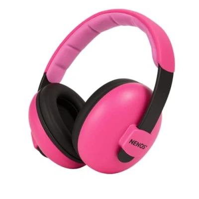 Abbildung von ESTRO Gehörschutz Kinder Kopfhörer Lärmschutz Baby Noise Cancelling Kopfhoerer Ohrenschützer EM1 (Pink)