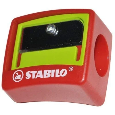 Abbildung von Stabilo Woody 3 in 1 Anspitzer für Kindersicherheit, Jumbo, Einzelloch Stift