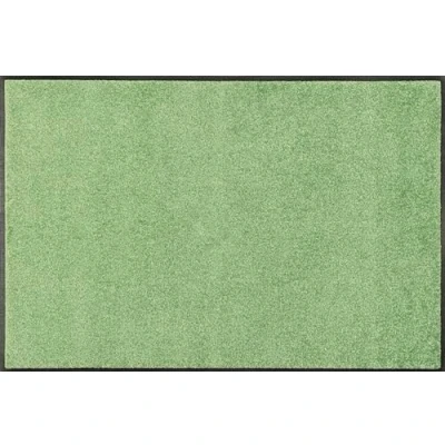 Abbildung von wash+dry Fußmatte, Lime Lagoon 60x90cm, innen und außen, waschbar, grün