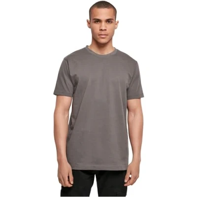 Abbildung von Build Your Brand Herren BY004 T Shirt Round Neck Shirt, darkshadow, XL