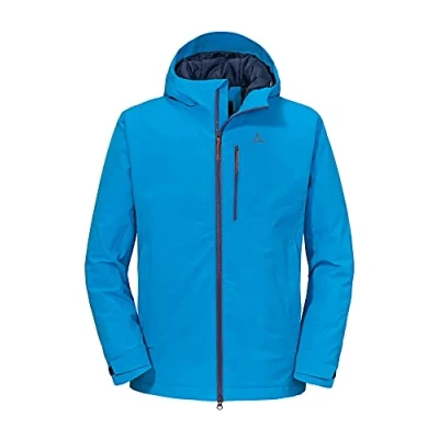 Abbildung von Schöffel Herren Jacket Torspitze M, winddichte, wattierte Winter Wanderjacke, atmungsaktive, schnelltrocknende Outdoorjacke mit T8 Tech Stretch, directoire blue, 54