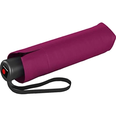 Abbildung von Knirps Taschenschirm A.050 Medium Manual Kompakt und sturmfest Stabil Windproof Dark Violet