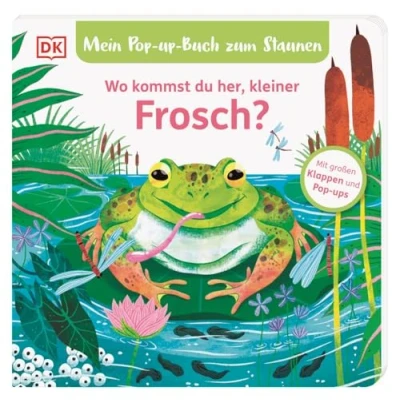 Abbildung von Mein Pop up Buch zum Staunen. Wo kommst du her, kleiner Frosch?: Natur Bilderbuch mit Klappen und ups. entdecken bezaubernden Bildern Reimen. Für Kinder ab 2 Jahren