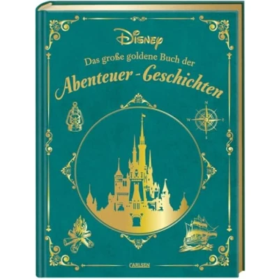 Abbildung von Disney: Das große goldene Buch der Abenteuer Geschichten: 20 Vorlesegeschichten ab 4 Jahren mit Peter Pan, Aladdin, Mulan, Eiskönigin und Co. (Die großen goldenen Bücher von Disney)