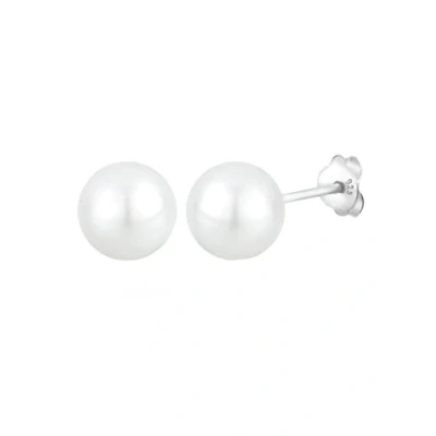 Abbildung von Elli Ohrringe Damen Elegant mit Muschelkernperlen 925 Sterling Silber