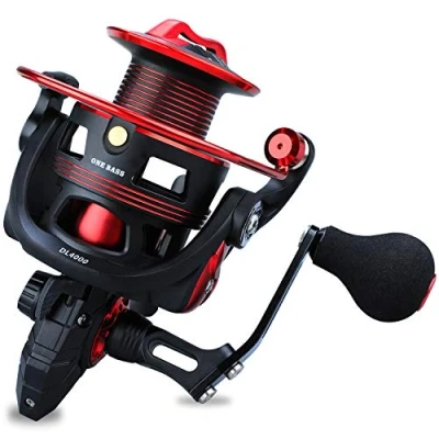 Abbildung von Angelrollen, leichte Salzwasser Spinnrolle 17,9 kg Kohlefaser Zug, 12 + 1 BB Ultra Glatte Aluminium Küstenrolle für oder Süßwasser