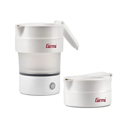 Abbildung von Girmi BL03 Faltbarer Wasserkocher aus Silikon, 0,6 Liter, 600 Watt, Abnehmbares Kabel