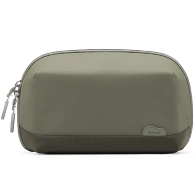 Abbildung von Inateck Elektronik Case, Spritzwassergeschützte Zubehörtasche, Gadget Organizer Tasche, USB Kabel Organizer, Reisefreundlich, AB03007 Olivgrün