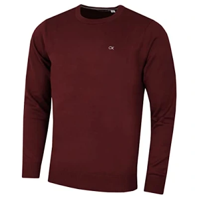 Abbildung von Calvin Klein Herren Baumwolle Sweater Burgundy S