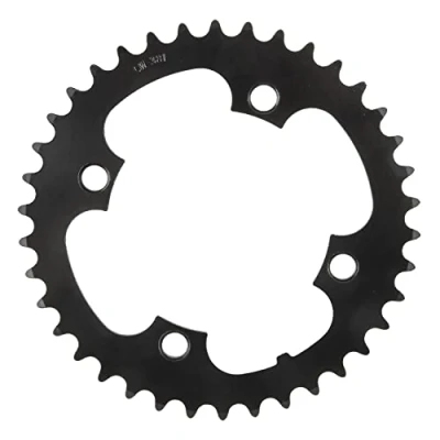 Abbildung von M Wave Unisex Adult PD R4 S E Bike Kettenblatt, für 1/2 x 3/32 &amp; 11/128&quot; Ketten, Brose, Bosch, Shimano…, Lochkreis 104 mm, Schwarz, 36 Zähne