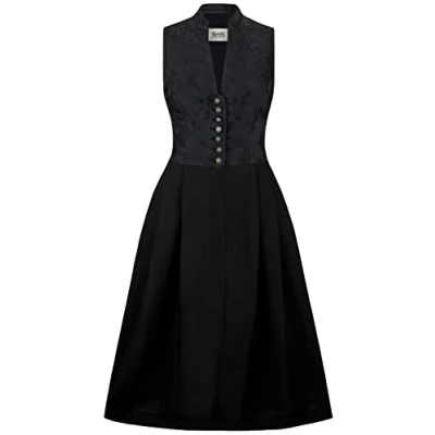 Abbildung von Stockerpoint Damen Dirndl Lauryin Kleid, Schwarz, 48 EU