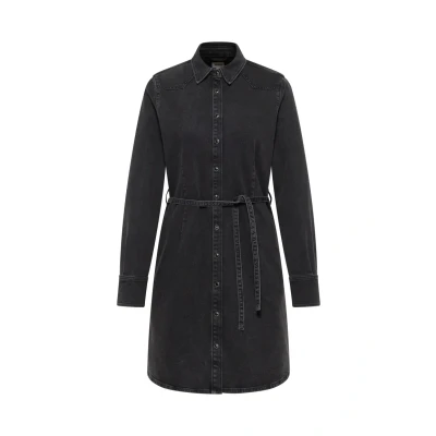 Abbildung von Mustang Style Ravenna Jeanskleid, Damen, Größe: 38, Schwarz