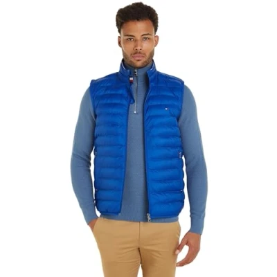 Abbildung von Tommy Hilfiger Packable Recycled Weste, Herren, Größe: Large, Ultra blue