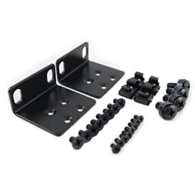 Abbildung von RW RoutersWholesale 6X177 kompatibles 1U Rack Mount Kit (älteres Modell) Sichere Installation für ältere Geräte
