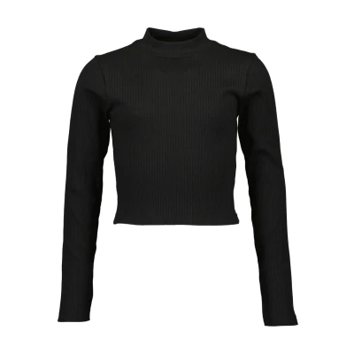Abbildung von Blue Seven Langarm MIT Stehkragen Strickpullover, Damen, Größe: 164, Schwarz
