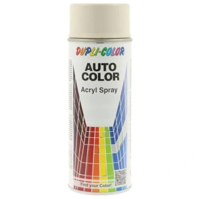 Abbildung von DUPLI COLOR 537448 Fahrzeug Kombinationslack 400ml Spraydose weiß AUTO 70 0401 grau metallic 150 ml