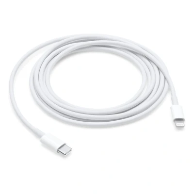 Abbildung von Apple 2M USB C auf Lightning Kabel 20W Kunststoff Weiß