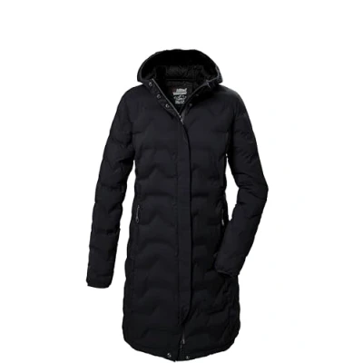Abbildung von killtec Damen Steppparka/Funktions Parka mit Kapuze KOW 9 WMN QLTD PRK, schwarz, 46, 41806 000