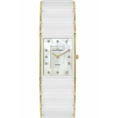 Abbildung von Jacques Lemans Uhr, Damen, Größe: One Size, Gold weiß