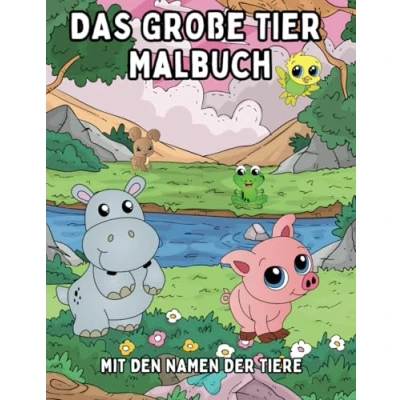 Abbildung von Das große Tier Malbuch: Lustige Tiere zum Ausmalen und Lernen
