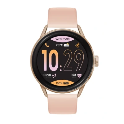 Abbildung von Ice Watch smart 2.0 Rose Gold Nude Runde rosafarbene Connected für Frauen 023068 (1,2 inch)