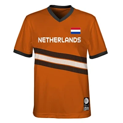 Abbildung von FIFA Offizielles Trikot der Frauenfussball Weltmeisterschaft 2023 für Erwachsene, Niederlande, orange, X Large