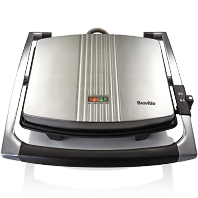 Abbildung von Breville Sandwich/Panini Press &amp; Toastie Maker 4 Slice Stainless Steel [VST026X]