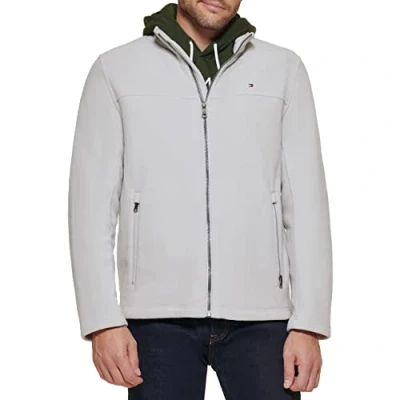 Abbildung von Tommy Hilfiger Herren Lightweight Polar Fleece Jacket Fleecejacke, EIS, XXL