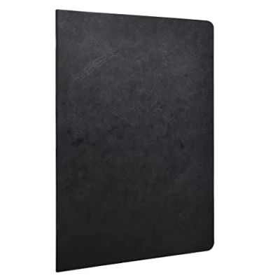 Abbildung von Clairefontaine 733061C Heft (DIN A4, 21 x 29,7 cm, gebund Age Bag liniert mit Rand, 48 Blatt) 1 Stück schwarz
