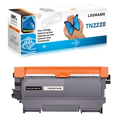 Abbildung von LOSMANN 1x Toner Kompatibel für Brother TN 2220 TN2220 2010 TN2010 DCP 7055 W 7057 7060 D N 7065 DN 7070 DW, Fax 2840 2845 2940 2950, HL 2130 R 2132 2135 2200 2215 2230 2240 L Series