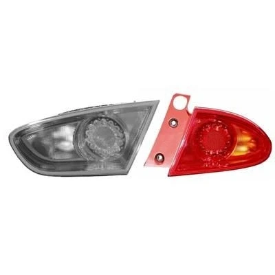 Abbildung von ABAKUS 445 1917R UE Rückleuchte rechts äusserer Teil P21W Rot ohne Glühlampe, Lampenträger SEAT: Leon II Hatchback