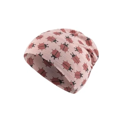 Abbildung von Sterntaler Beanie Marienkäfer Sommer Jersey Babymütze aus Flammgarnjersey für Mädchen mit UV Schutz 50+ Leichte Mütze Aufdruck schützt den Kopf vor der Sonne zartrosa, 43