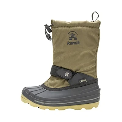 Abbildung von Kamik WATERBUG8G Snowboot/Winterstiefel für Kinder, Größe: 32.5, Khaki Schuhe